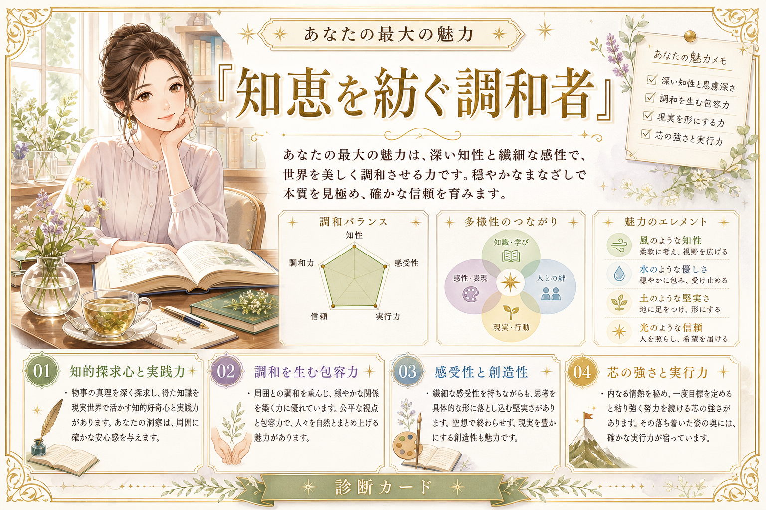 診断カードのサンプル1